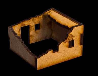Ruined Afghan Style Hovel (MDF) - 15MMDF070 -