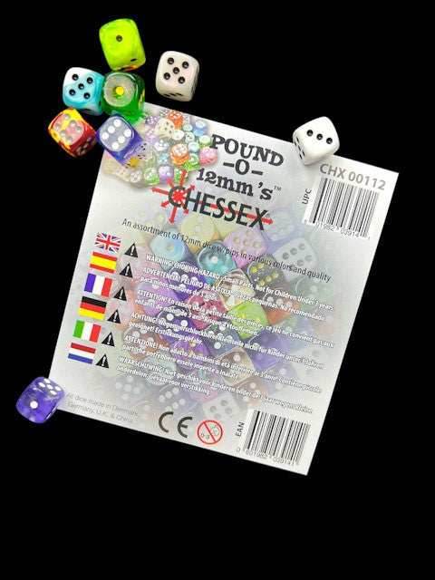 Pound-O-12mm d6 Dice | 1 Pound of Tiny 12mm Dice -