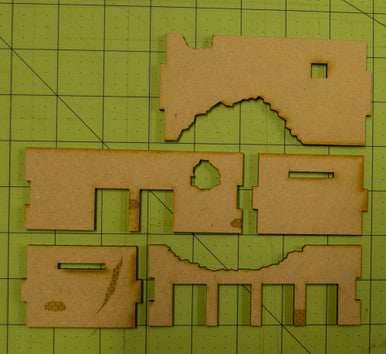 Middle East One Story Building (MDF) - 15MMDF011-D -