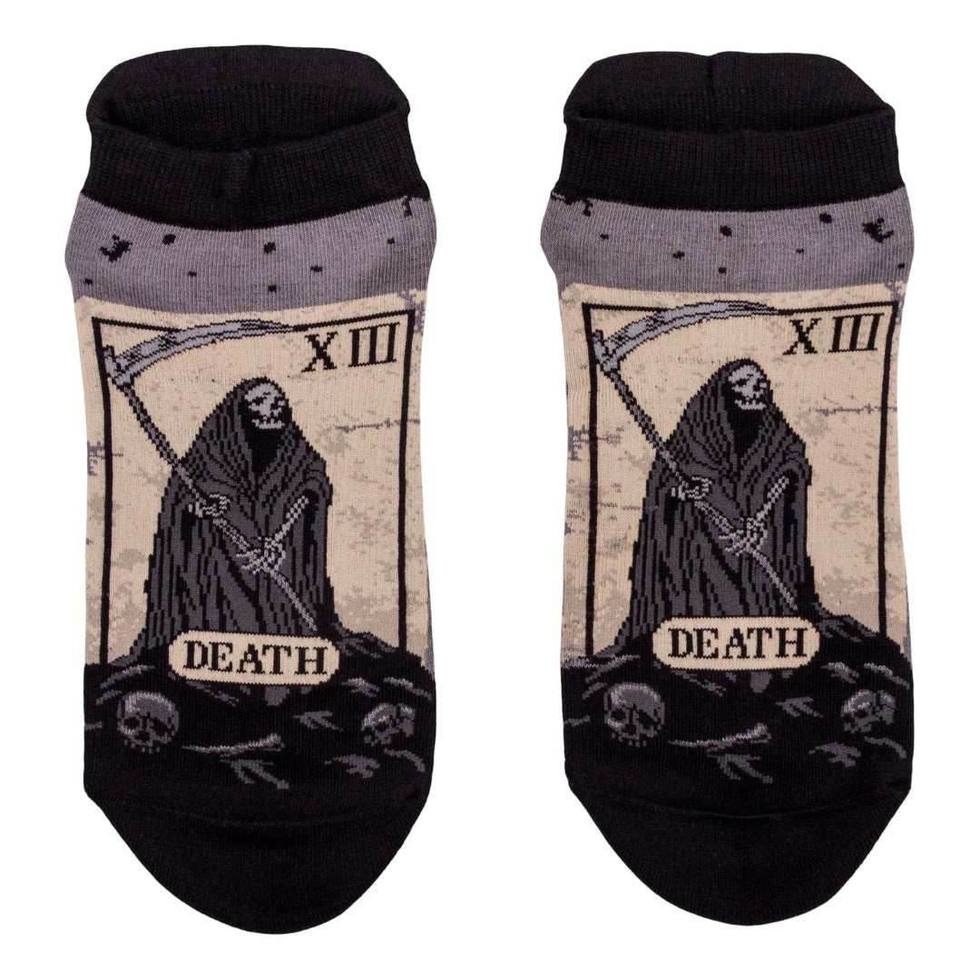 Death Tarot Card Ankle and Crew Sock Pack | 2 Designs -