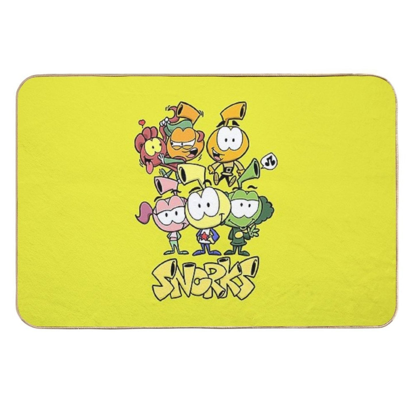 The Snorks Family Fade-Resistant Bath Mat