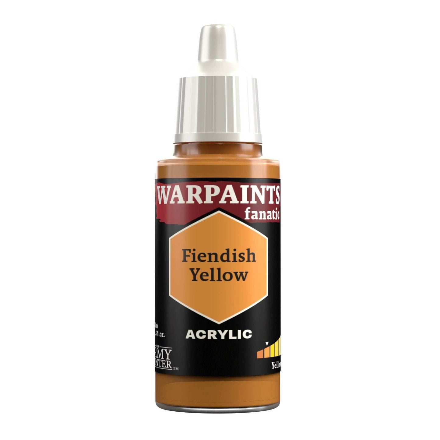 Army Painter Warpaints Fanatic: Fiendish Yellow 18ml -