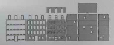 15mm European City Building (Matboard) - 15MCSS104 -