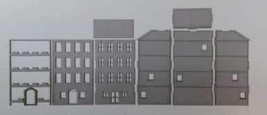 15mm European City Building (Matboard) - 15MCSS108 -