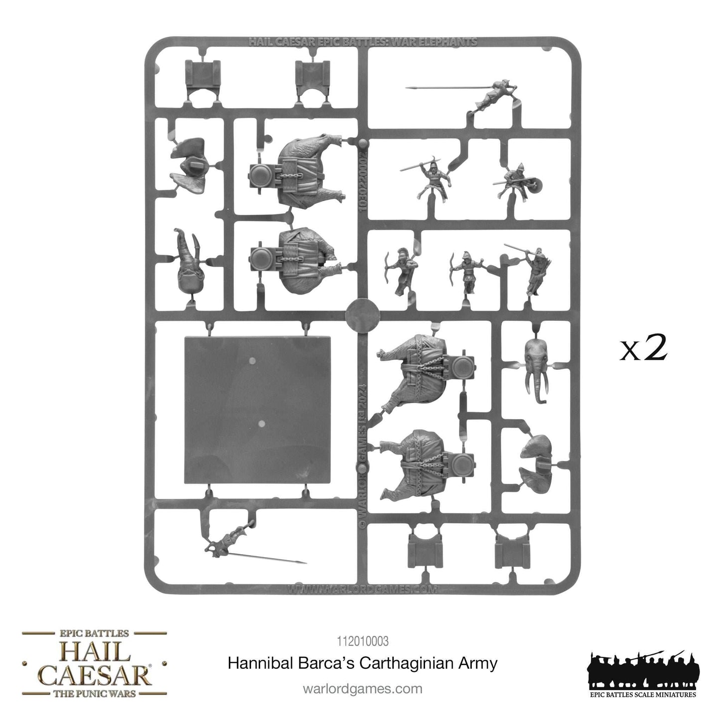 Hail Caesar Epic Battles: Punic Wars - Hannibal Barca's Carthaginian Army -
