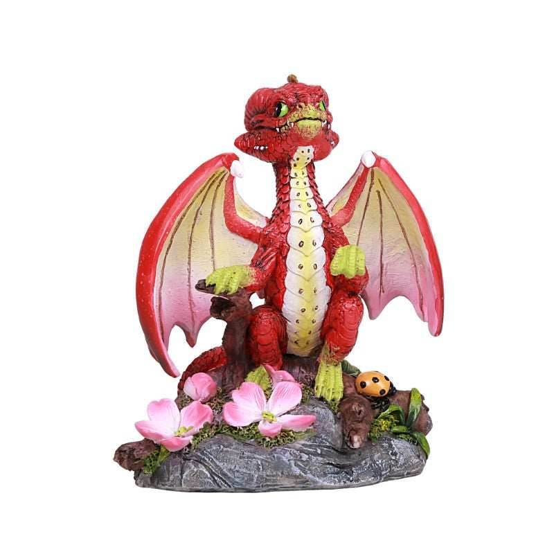 Apple Dragon Figurine -