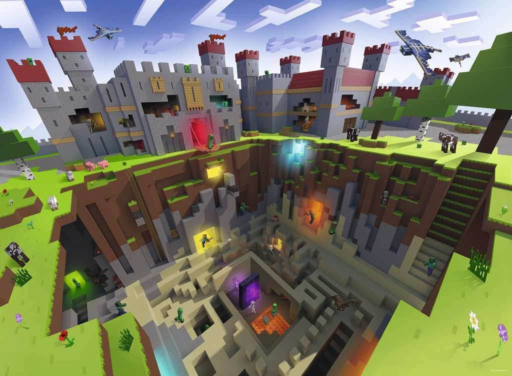 Puzzle: Minecraft: Cutaway -
