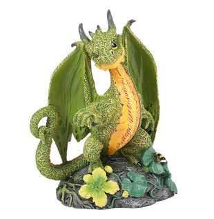 Cantaloupe Dragon Figurine -