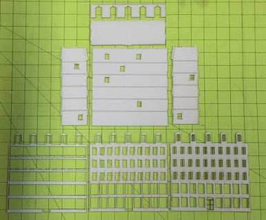15mm European City Building (Matboard) - 15MCSS122 -