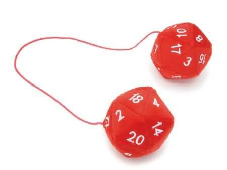 20-Sided Plush Dangler -
