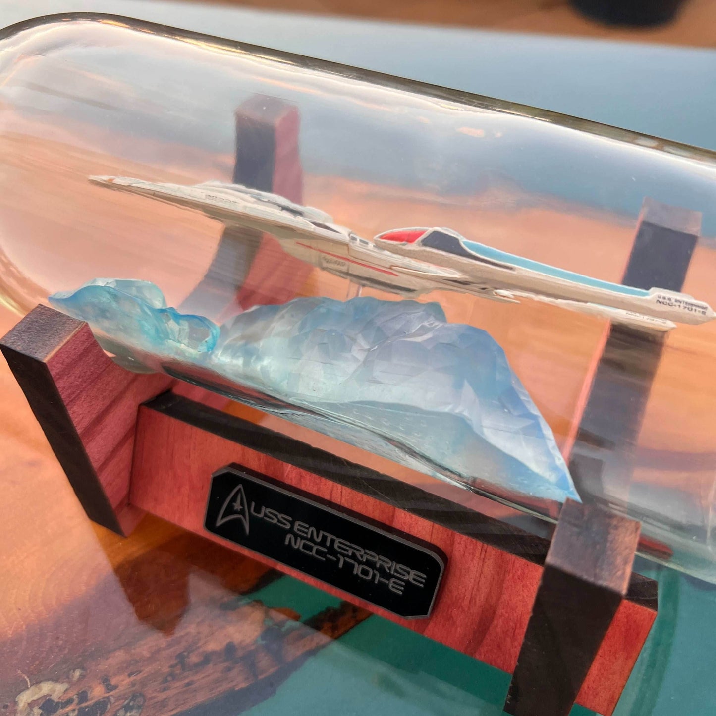 Star Trek NCC-1701-E Enterprise in a Bottle -