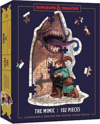 Dungeons & Dragons Mini Shaped Jigsaw Puzzle: The Mimic Edition -