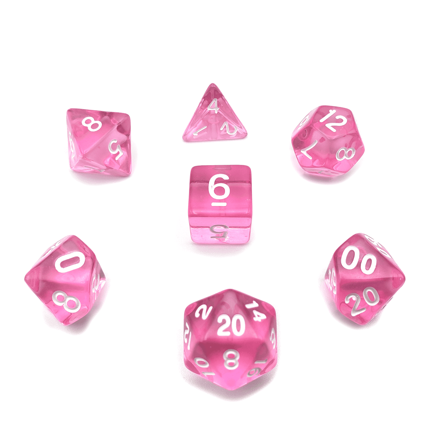 Boon of the Faerie - 7 Piece DnD Dice Set | Acrylic RPG Gaming Dice -