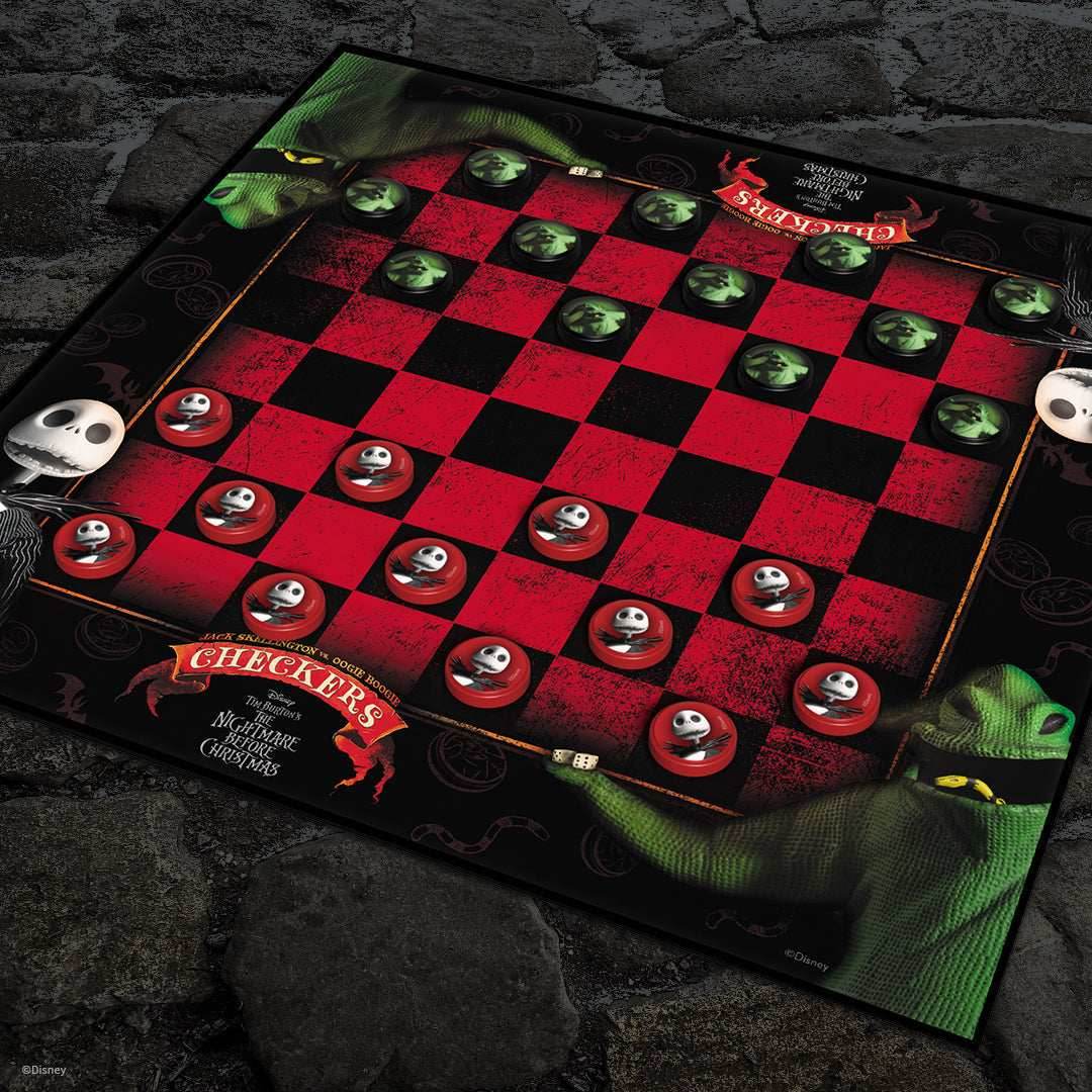Checkers: Disney Tim Burton The Nightmare Before Christmas -