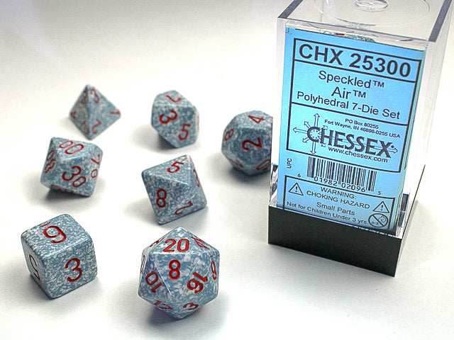 Speckled® Polyhedral Air 7-Die Set Dnd Dice Set CHX25300 White/Grey -