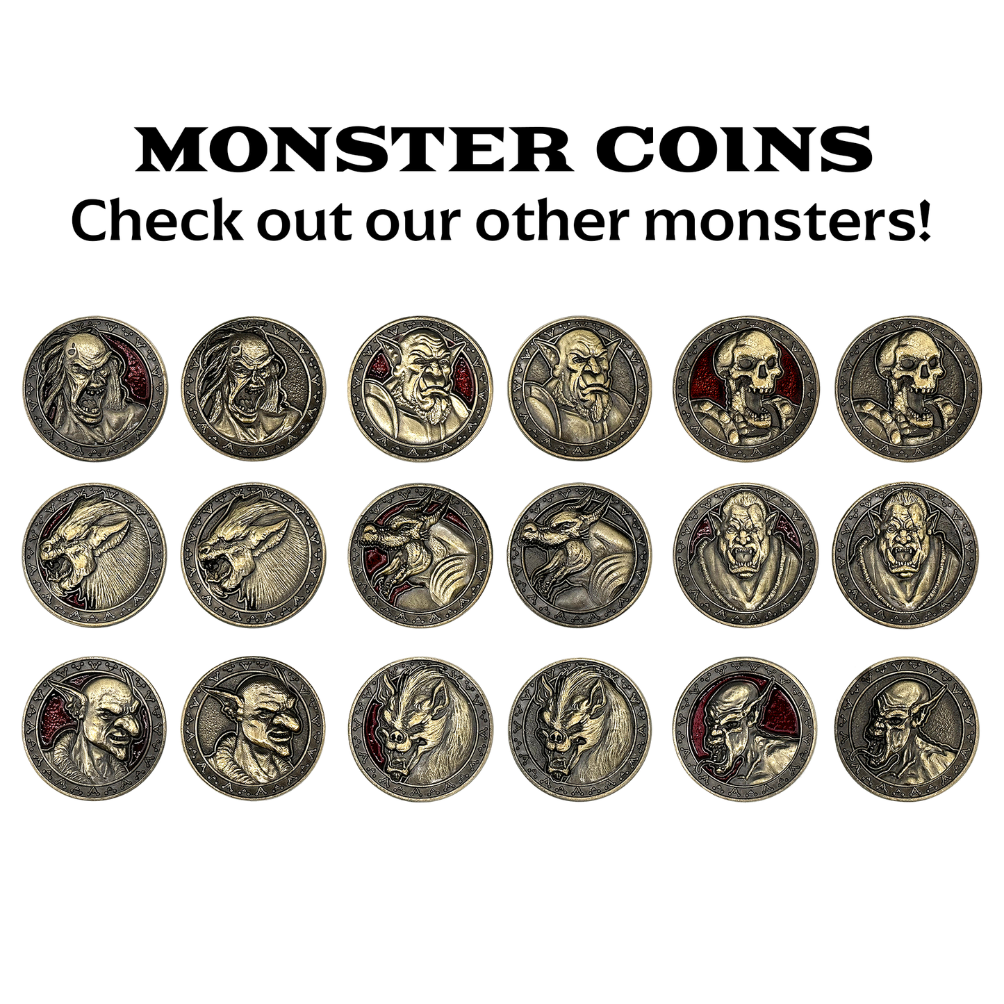 Monster Coins - Kobolds - 10 Pack