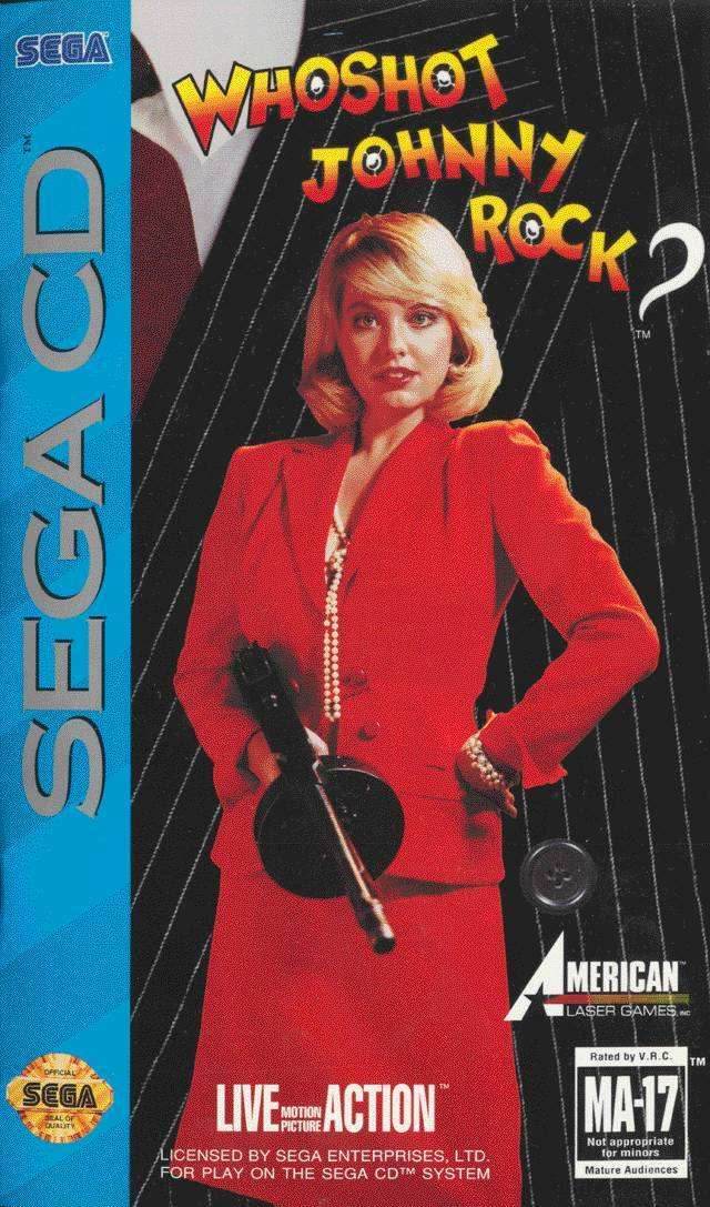 Who Shot Johnny Rock (Sega CD) - Game Manual Only