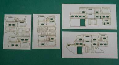 6mm Ultra Modern / Future City Buildings (6) - 285CSS165 -