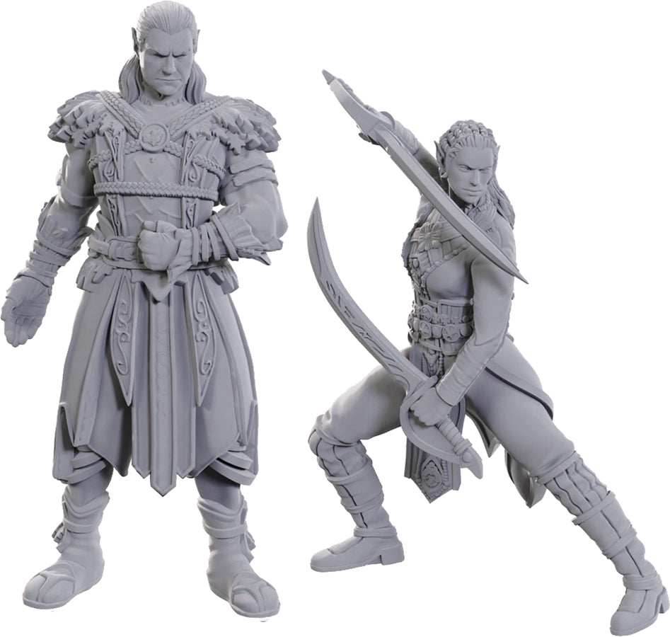 D&D: Nolzur's Marvelous Miniatures - Special Edition Baldur's Gate 3 - Jaheira & Halsin -