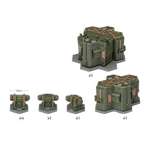 Battlefield in a Box: HexTech - Dropbase Delta Command Centre -