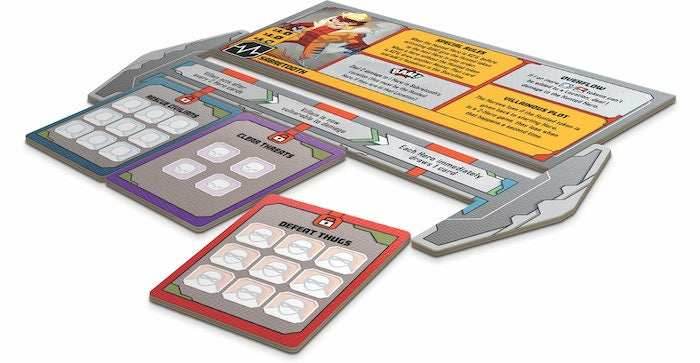 Marvel United: X-Men Carboard Villain Dashboards - Kickstarter Exclusive -