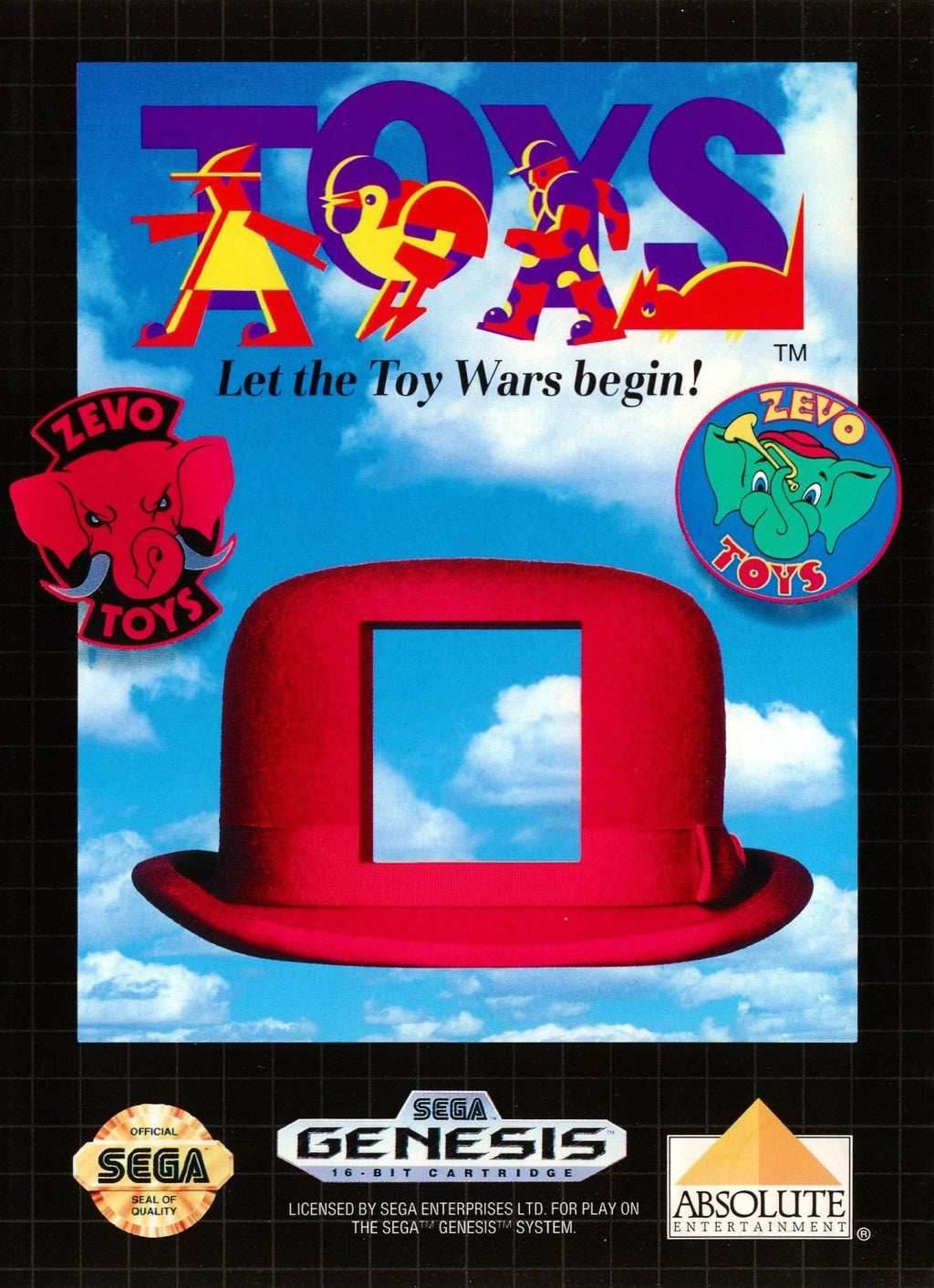 Toys (Sega Genesis) - Game Manual Only