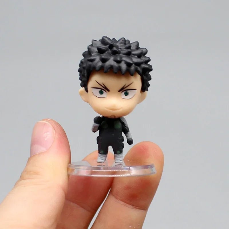 4 pcs Set Anime Toy Kaiju No 8 Capsule Figure Cute Kawaii Chibi Figurines, Kafka Hibino Reno Ichikawa Kikoru Shinomiya PVC Collection Model Toy Gift 4 cm