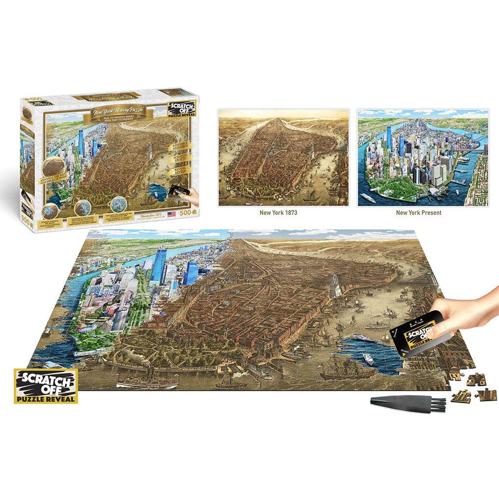 Scratch Off: History Puzzle - New York City -