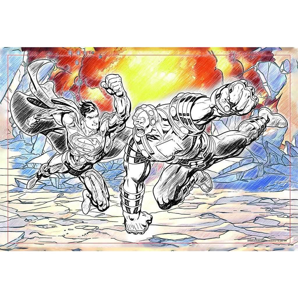 Puzzle: Scratch Off - Superman -