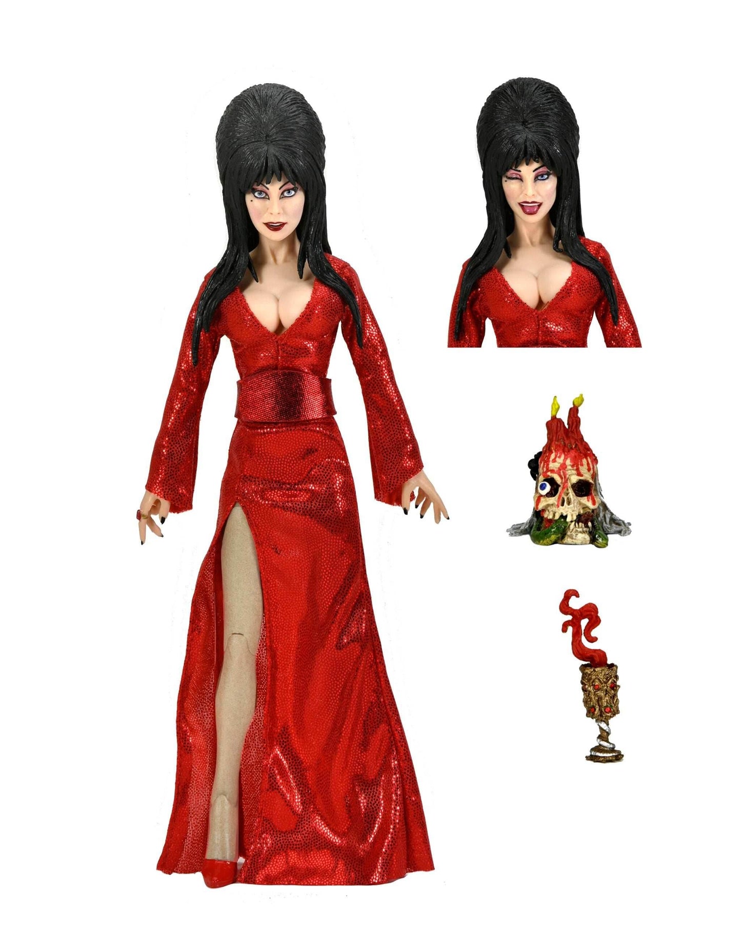 NECA Elvira, “Red, Fright, and Boo” – 8? Clothed Action Figure -