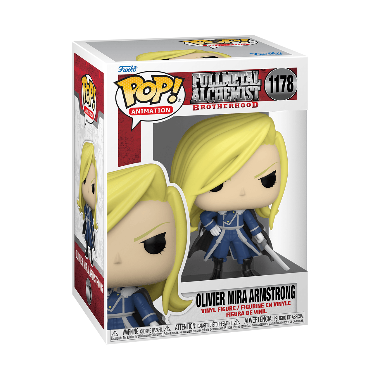Funko Pop! Animation: Fullmetal Alchemist Brotherhood - Oliver Mira Armstrong -