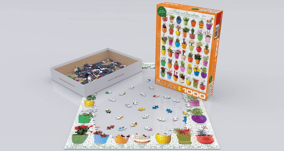 Puzzle: Garden - Cacti & Succulents -