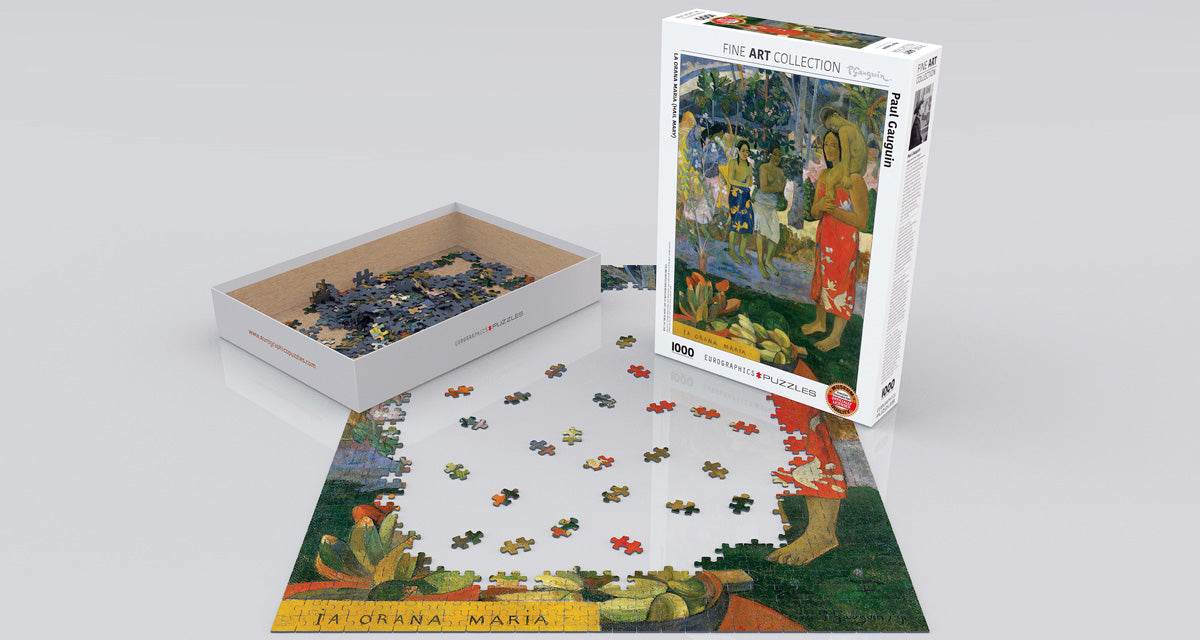 Puzzle: Fine Art Masterpieces - La Orana Maria (Hail Mary) by Paul Gauguin -