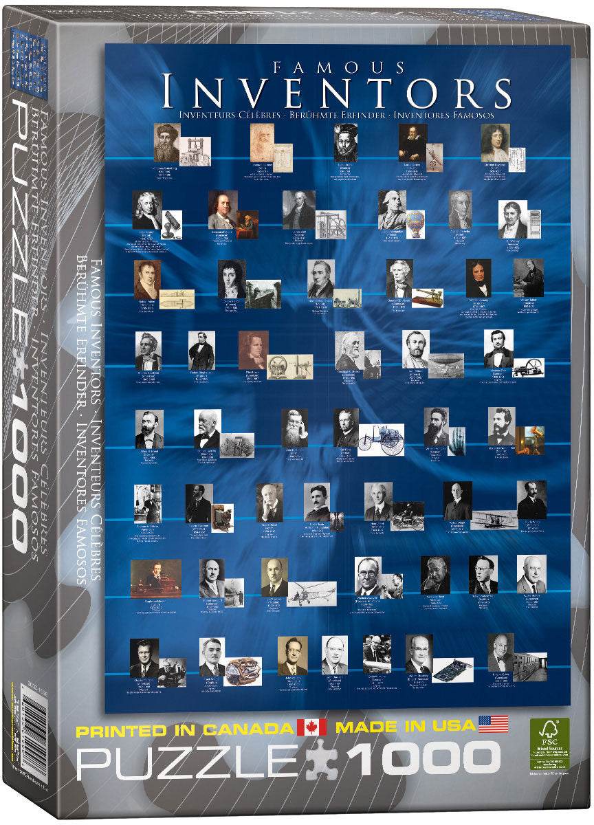 Puzzle: History & General Interest - Famous Inventors -