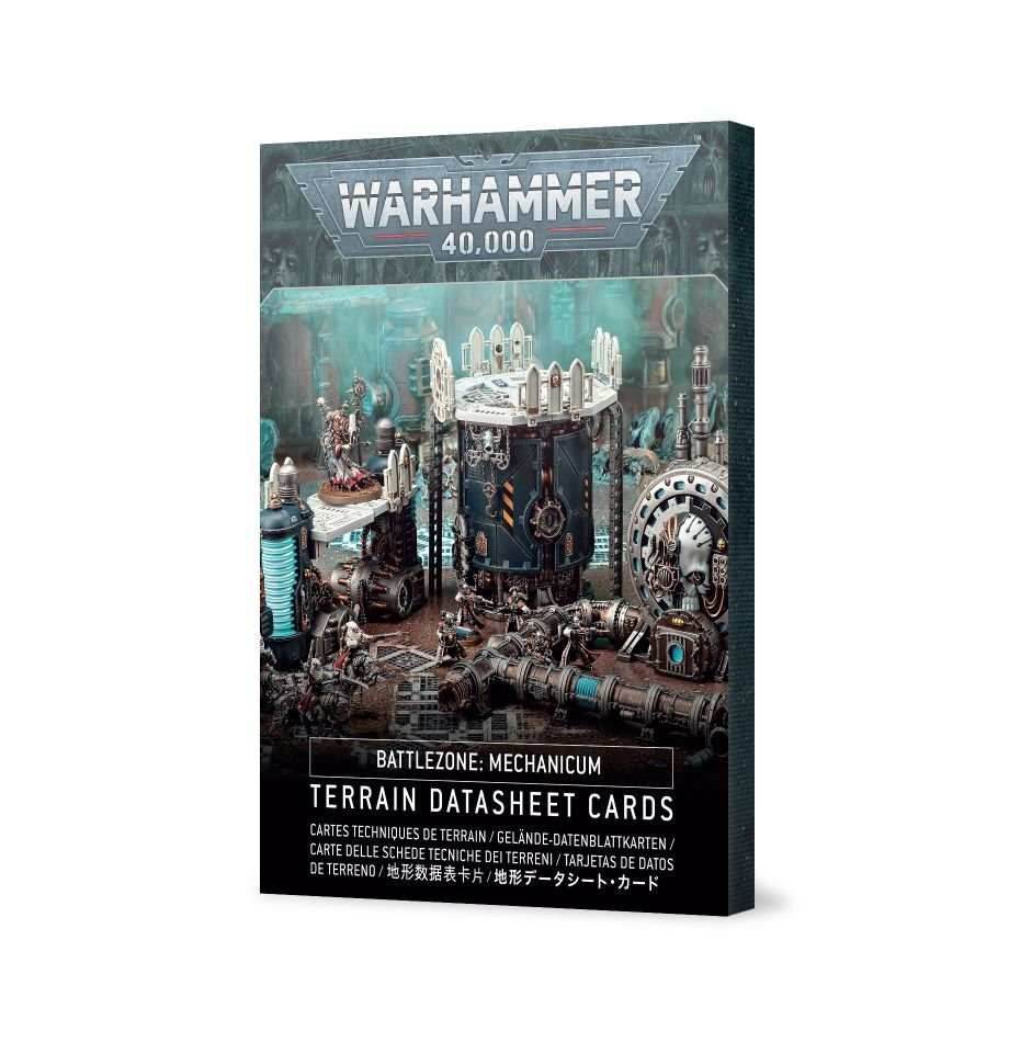 Warhammer 40K: Battlezone - Mechanicum – Terrain Datasheet Cards -