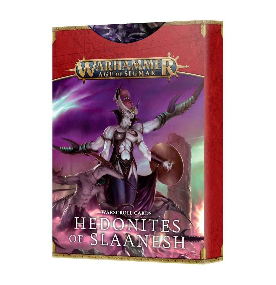 Warhammer: Hedonites of Slaanesh - Warscroll Cards (3rd Edition) -