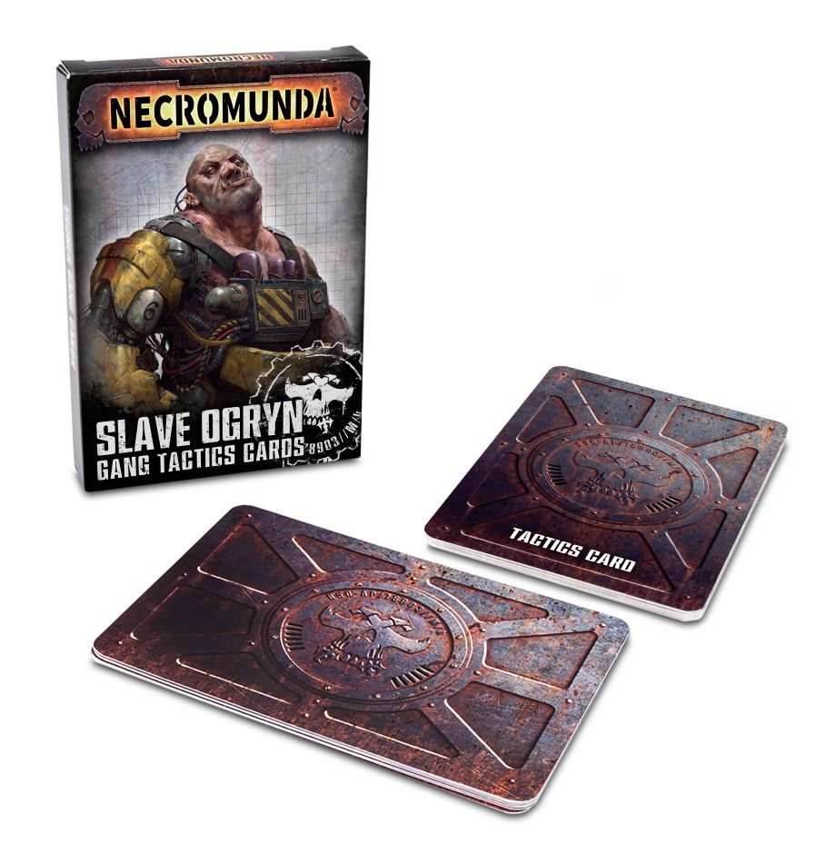 Necromunda: Slave Ogryn Gang Tactics Cards -