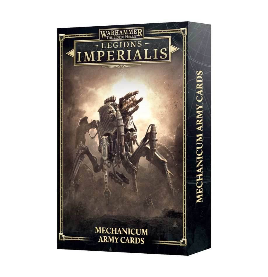 Warhammer Legions Imperialis: Mechanicum Army Cards -