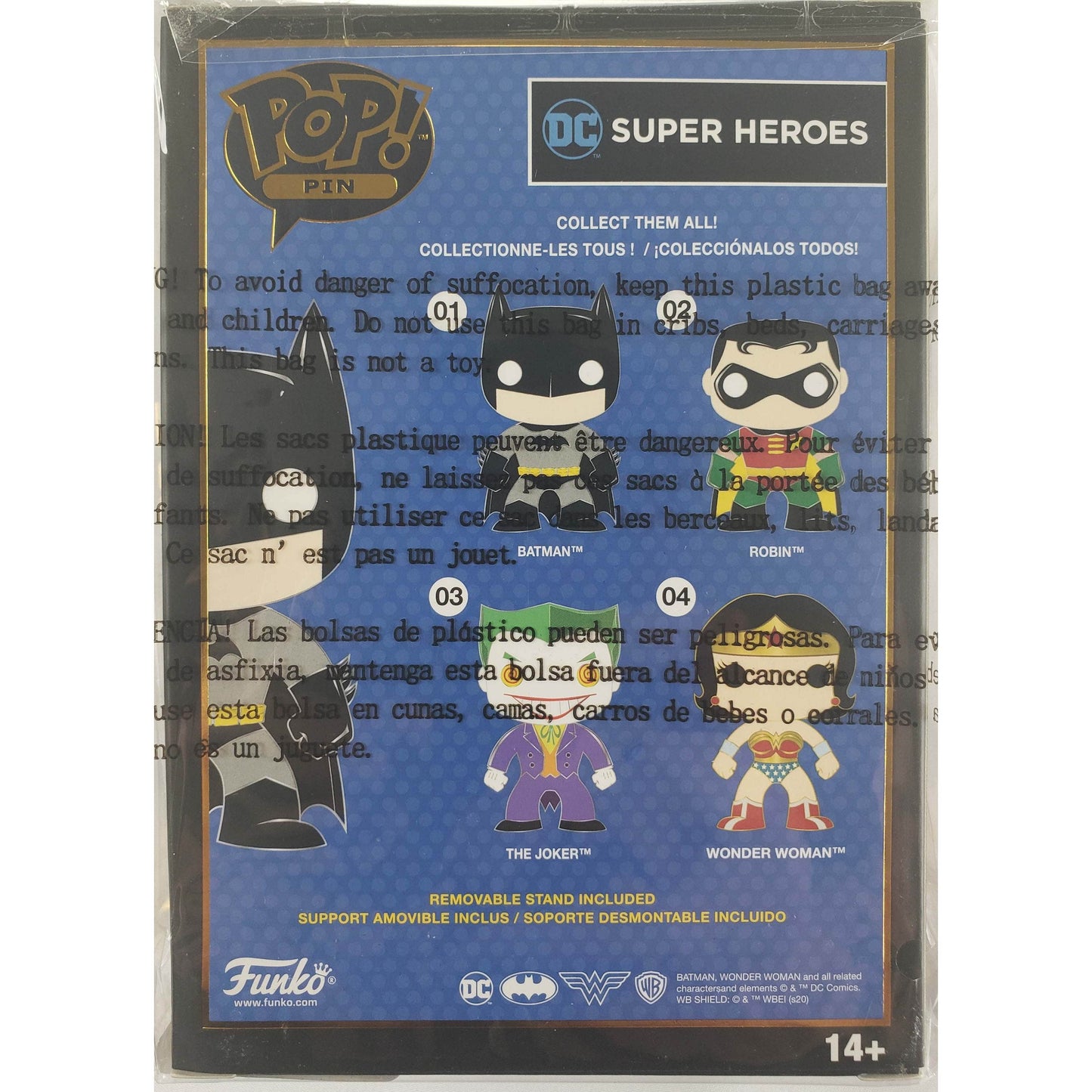 Funko Pop! Pin - DC Super Heroes Batman #01 Enamel Pin -