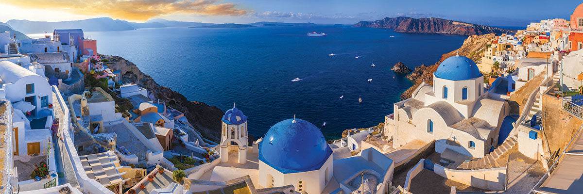 Puzzle: Panoramic Puzzles - Santorini, Greece -