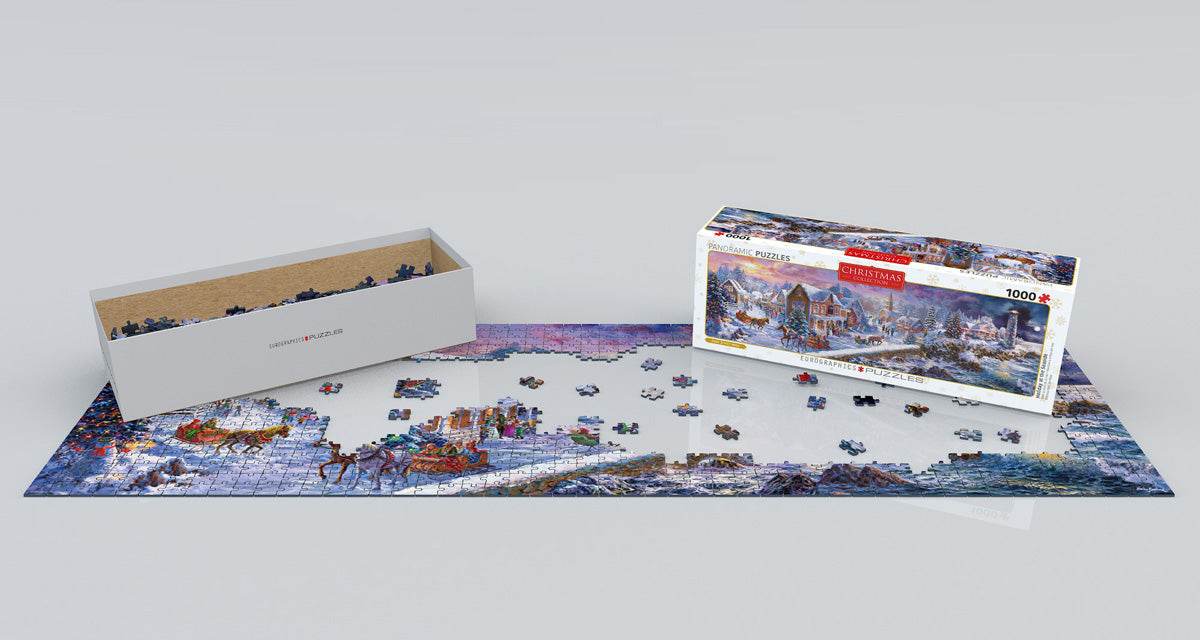Puzzle: Panoramic Puzzles - Holiday at the Seaside -