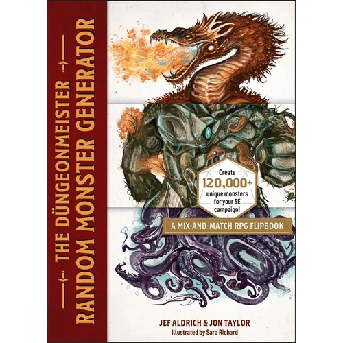 The Düngeonmeister Random Monster Generator: A Mix-And-Match RPG Flipbook - Hardcover -