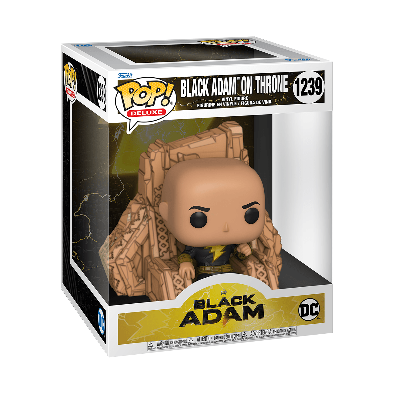 Funko Pop! Deluxe Movies DC Comics: Black Adam - Black Adam on Throne -