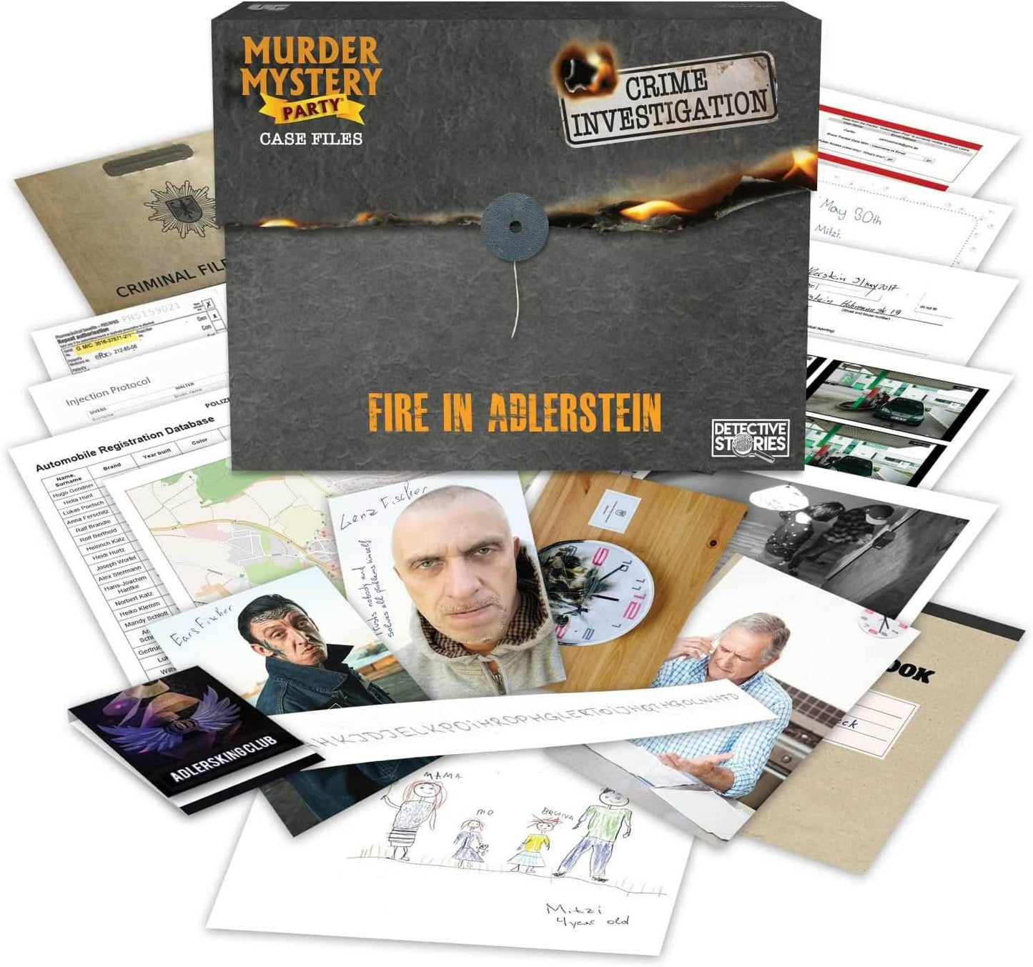 Murder Mystery Party: Case Files - Fire in Alderstein -