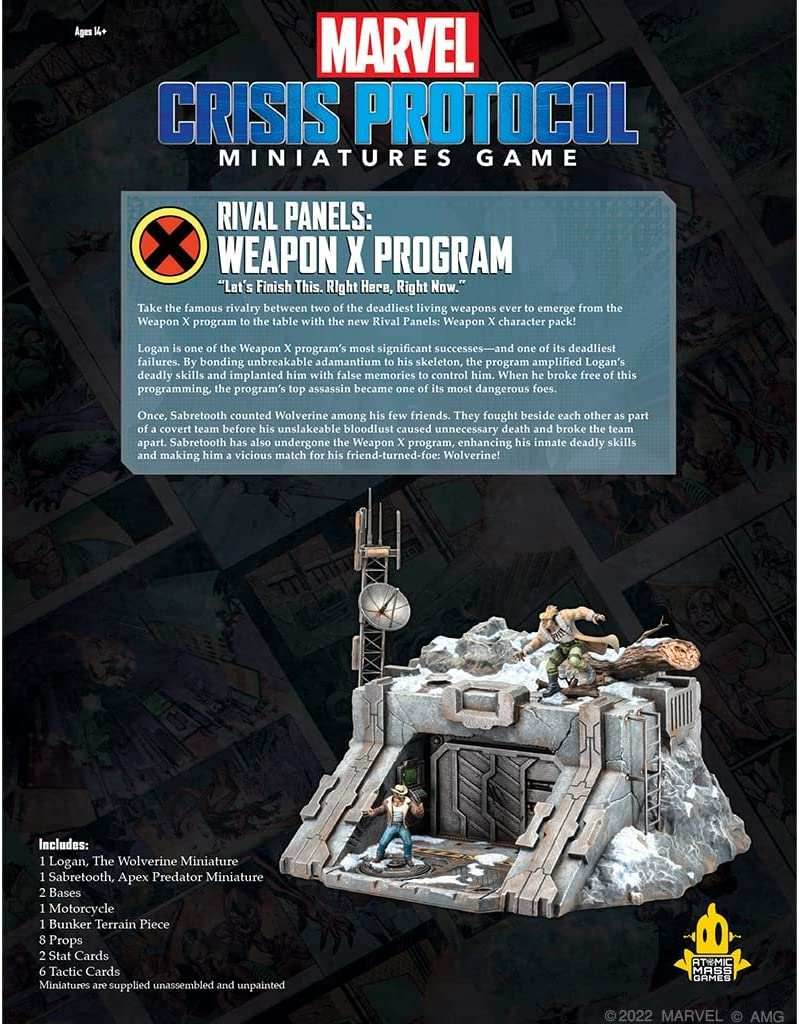 Marvel Crisis Protocol: Weapon X Program -