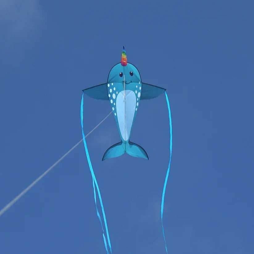 57 Inch Tall Nylon Narwhal Kite -