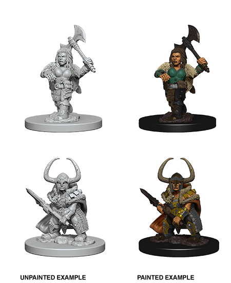 D&D: Nolzur's Marvelous Miniatures - Dwarf Female Barbarian -
