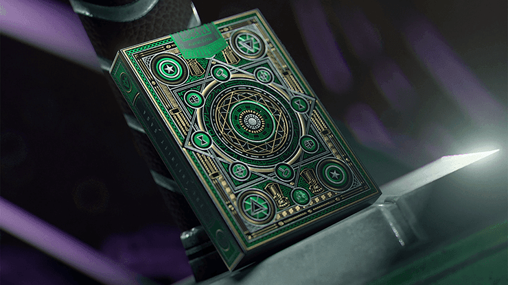 Avengers: Green Edition Playing Cards by theory11 -