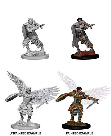 D&D: Nolzur's Marvelous Miniatures - Aasimar Male Fighter -