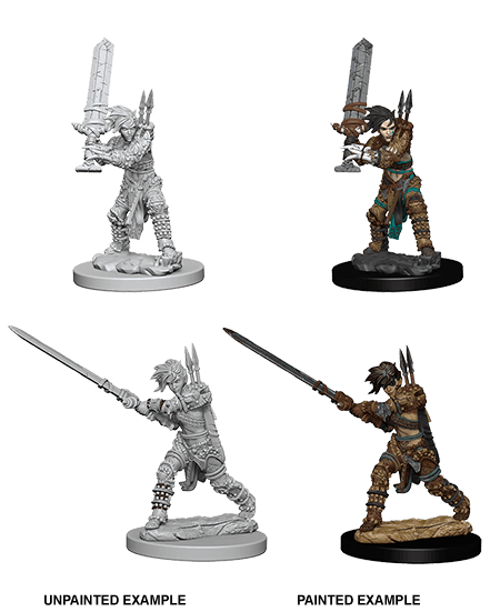 Pathfinder: Deep Cuts - Human Female Barbarian -